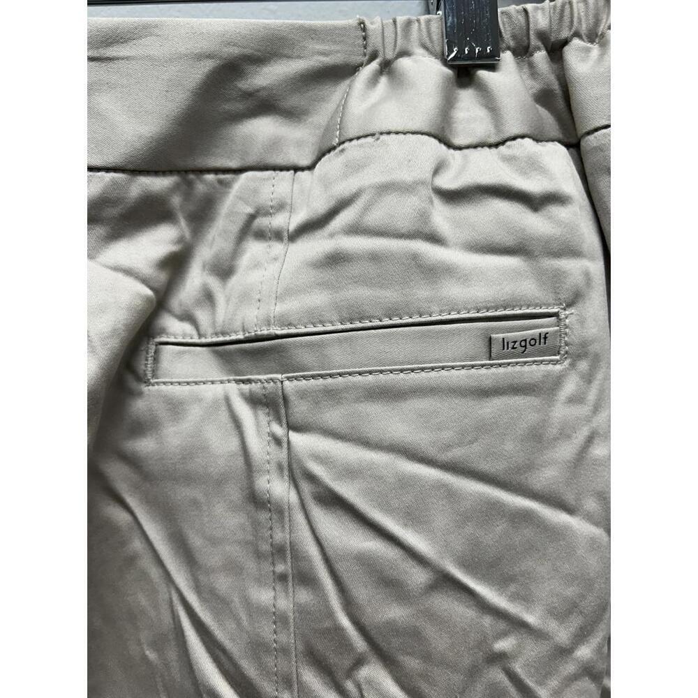 LizGolf Women's Casual Beige Pants - Picture 3 of 6